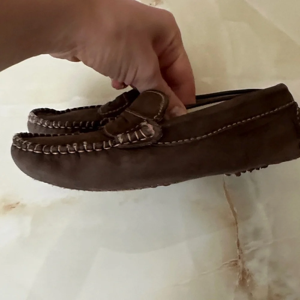 Primigi Dark Brown Suede boys Slip-On Loafers